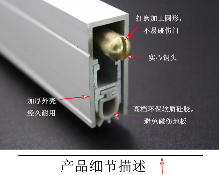 樂朗五金RDA-31 新型鋁型材隔音密封條