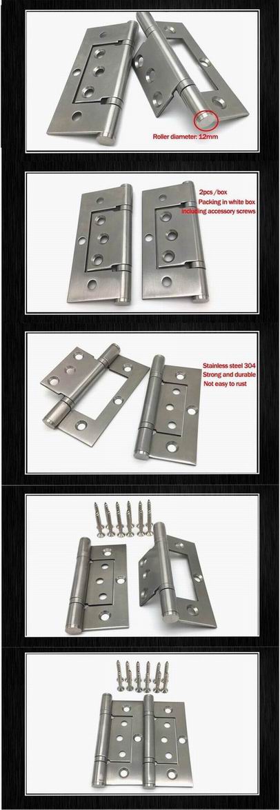 4,5 Inch stainless steel butterfly Door Hinges For Interior Door