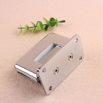 bevel edge brass material square shape glass Shower Door Hinges