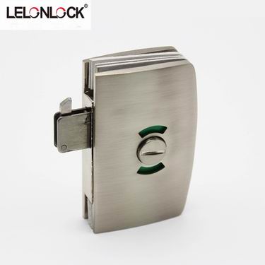 bathroom glass door lock